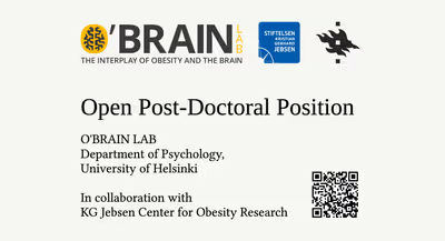 Open Postdoctoral Researcher Position at O'BRAIN Lab