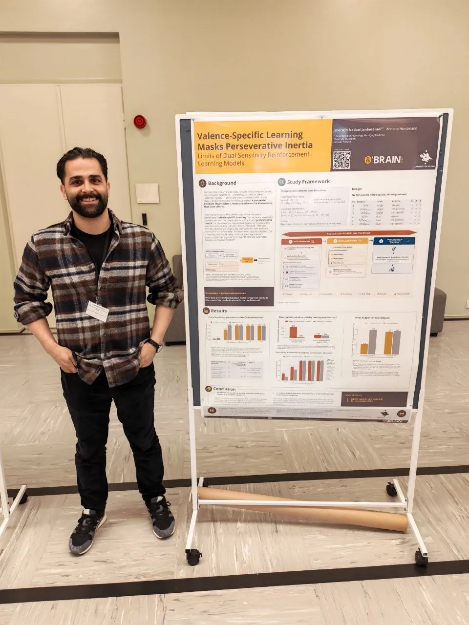 Sherwin NJ presenting at the Poster Session